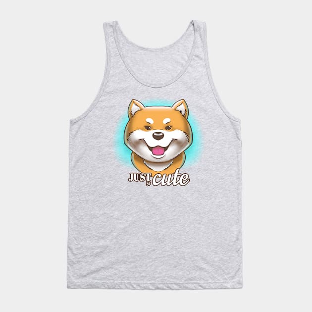 Just so cute - Shiba-Inu Dog Tank Top by Fine_Design